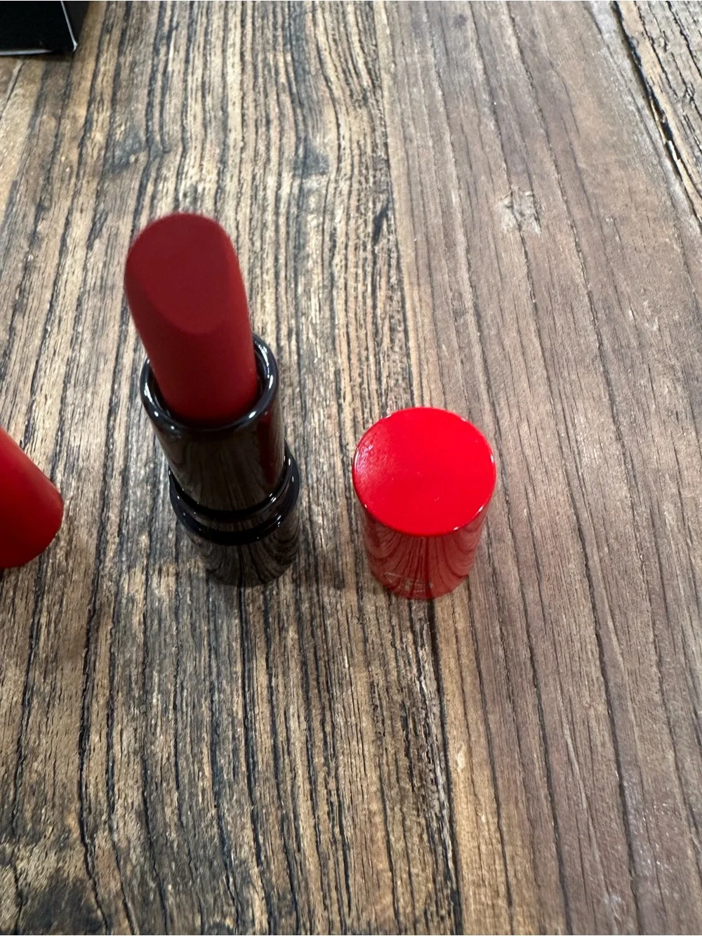 Giorgio Armani Red Lipstick & Shimmer eye tint  Set with Red Case